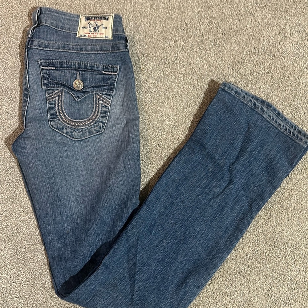 True Religion Sz 26 bootcut jeans.